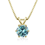 Elegante Solitaire Halsketting met Moissaniet