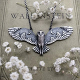 Vintage Uil Maan Ketting