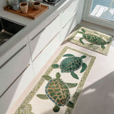 Solène - Tapis de cuisine Herbiers Marins (lot de 2)