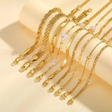 Stapelsbare Armband Gouden Parels Set