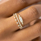 Mila Gouden Ringen Set