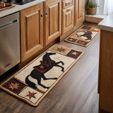 Albane - Tapis de cuisine Cheval sous les Étoiles (lot de 2)