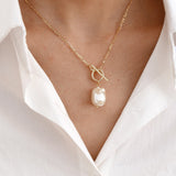 Elegante Ketting met Gouden Parels