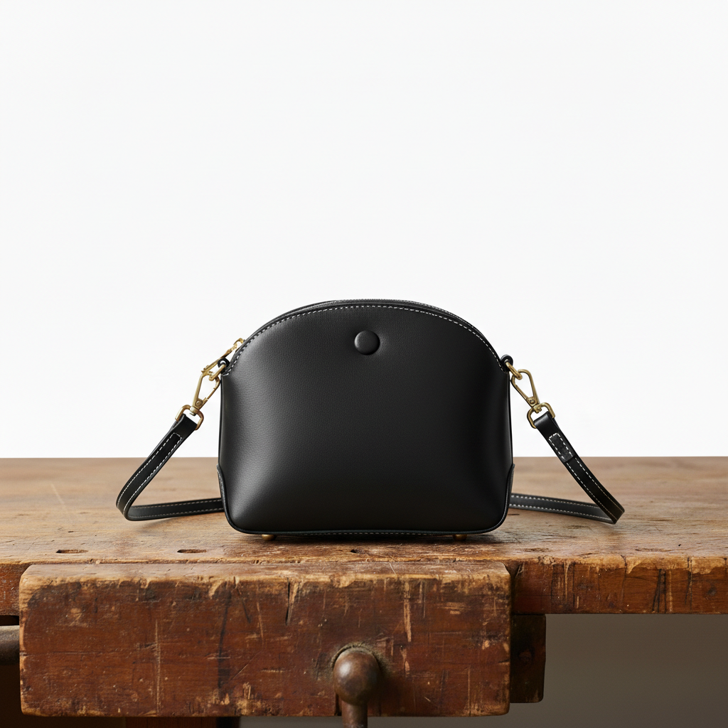 Ambre – Sac besace demi-lune