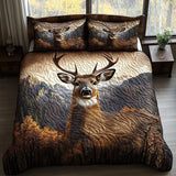 Parure de lit matelassée 3 pièces - Animaux de la Forêt