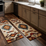 Flavie - Tapis de cuisine Motif Tressé (lot de 2)