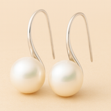 Elegante druppeloorbellen met parels