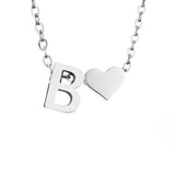 Tijdloos Initiaal Collier met Hart Hanger