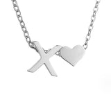 Tijdloos Initiaal Collier met Hart Hanger