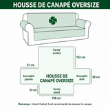 Bénédicte - Housse de canapé matelassée Nature Sauvage