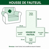 Oriane - Housse de canapé matelassée Coin Lecture