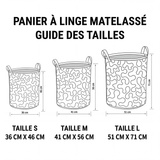 Panier à Linge Matelassé - Coin des Moustaches