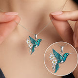 Prachtige Hummingbird Ketting met Bonus Oorbellen – Tijdelijke Aanbieding