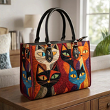 Sac à main - Chat Coloré II