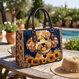 Sac à main - Caniche & Tournesol