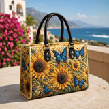 Sac à main - Tournesol & Papillon