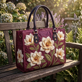 Sac à main - Magnolias blancs