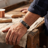 Koper Armband voor Mannen Oker