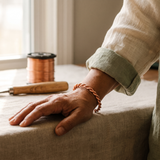 Handgeweven Koperen Armband