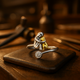 Zilveren Ring van Sterling 925 met Zirkonia – Verstelbaar en Handgemaakt