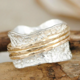 Draai Ring Duo™ – Goud & Zilver