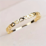 Gouden Hartjes Ring