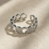Verona Link Chain Verstelbare Ring