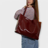 Prune – Sac cabas vintage structuré