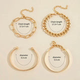 Set Bracciali Élan Mercer in Witgoud