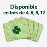 Camille - Set de table matelassé Écarlate Réconfort
