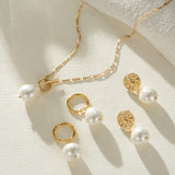 Elegante Ketting met Gouden Parels