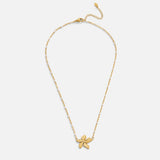 Elegante Halsketting met Gouden Bloem