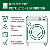 Céline - Tapis de cuisine Écho Ensoleillé (lot de 2)