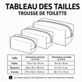 Adèle - Trousse de toilette matelassée Pétales Rêveurs