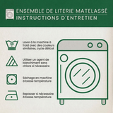 Parure de lit matelassée 3 pièces - Éclat Solaire