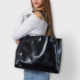 Prune – Sac cabas vintage structuré